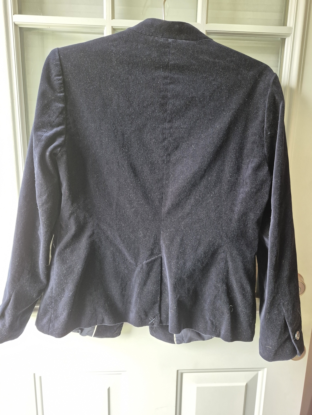 Dex New York Dark Navy Velvet Single-Button Blazer - Picture 2 of 4